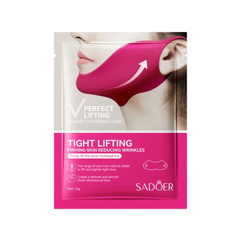 Masque amincissant raffermissant en forme de V, pour enlever les muscles du Double menton, brûle les
