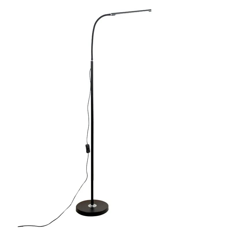 Lampadaire LED, lampe LED à col de cygne réglable pour lampes de lecture, entraînement et maquillage