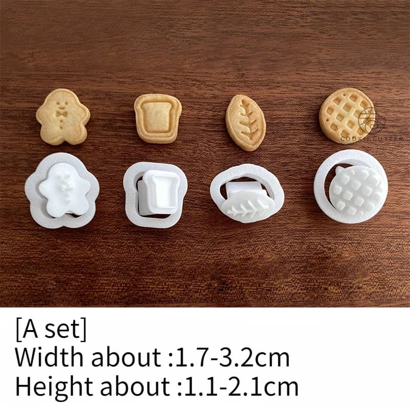 Mini moule à strass de dessin animé, moule à découper du cuir chevelu de poisson, gâteau har ant, dé