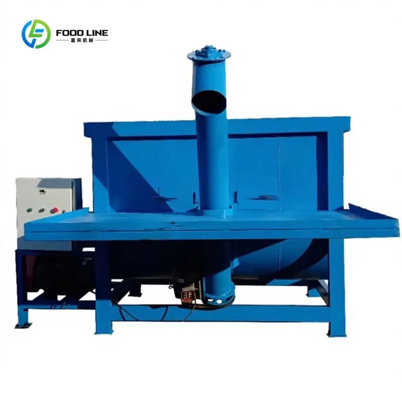 Nouvelle machine de mélange horizontale personnalisée pour engrais, compost et substrat de culture d