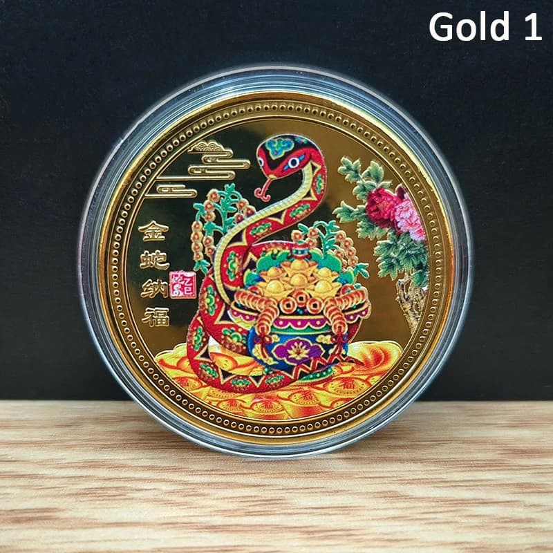 Pièces commémoratives du zodiaque chinois, noix de coco 3D, objets de collection, collection d'art, 