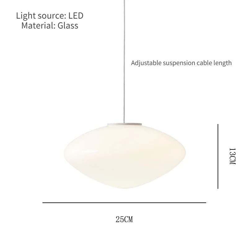 Luminaire suspendu en verre design, luminaire suspendu nordique pour îlot de cuisine, salle à manger