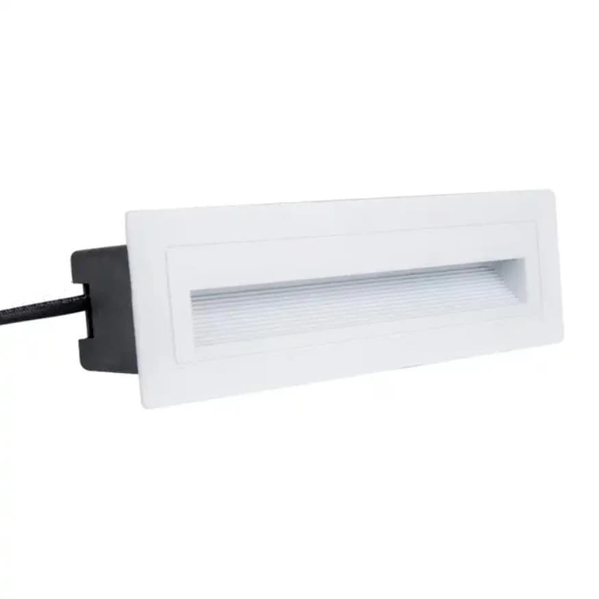Lampe d'escalier LED 10W étanche IP65 en aluminium, luminaire d'angle encastré pour escalier, AC220V
