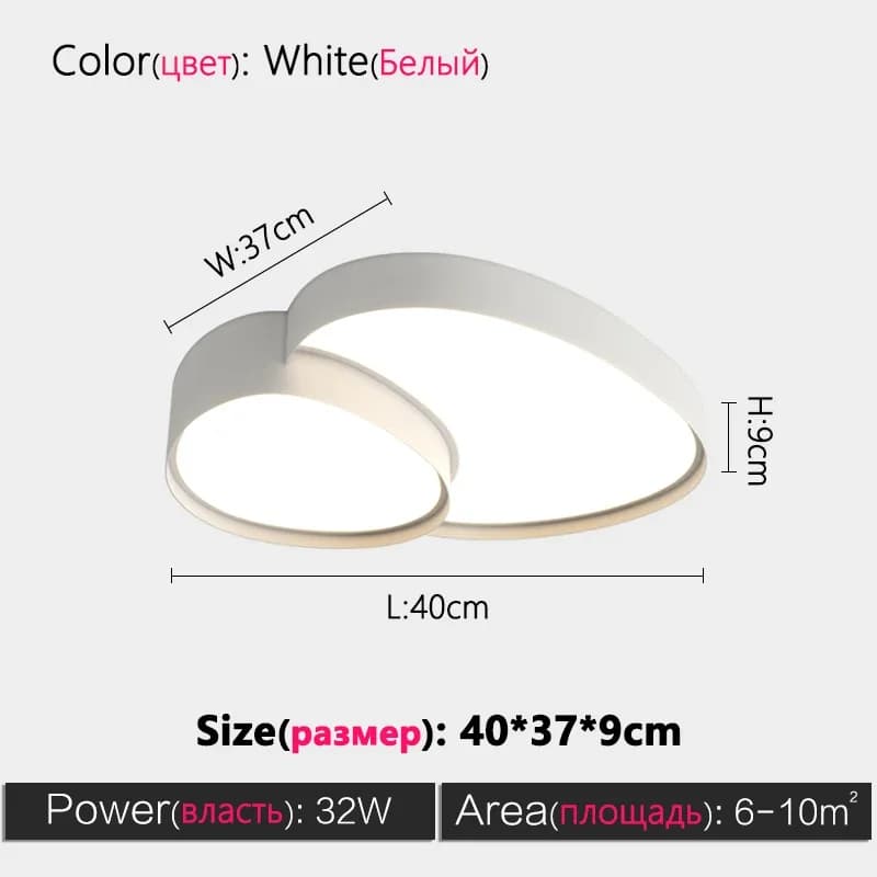 Lampe de plafond pour salon, lustres LED modernes pour salle à manger, chambre à coucher, décoration