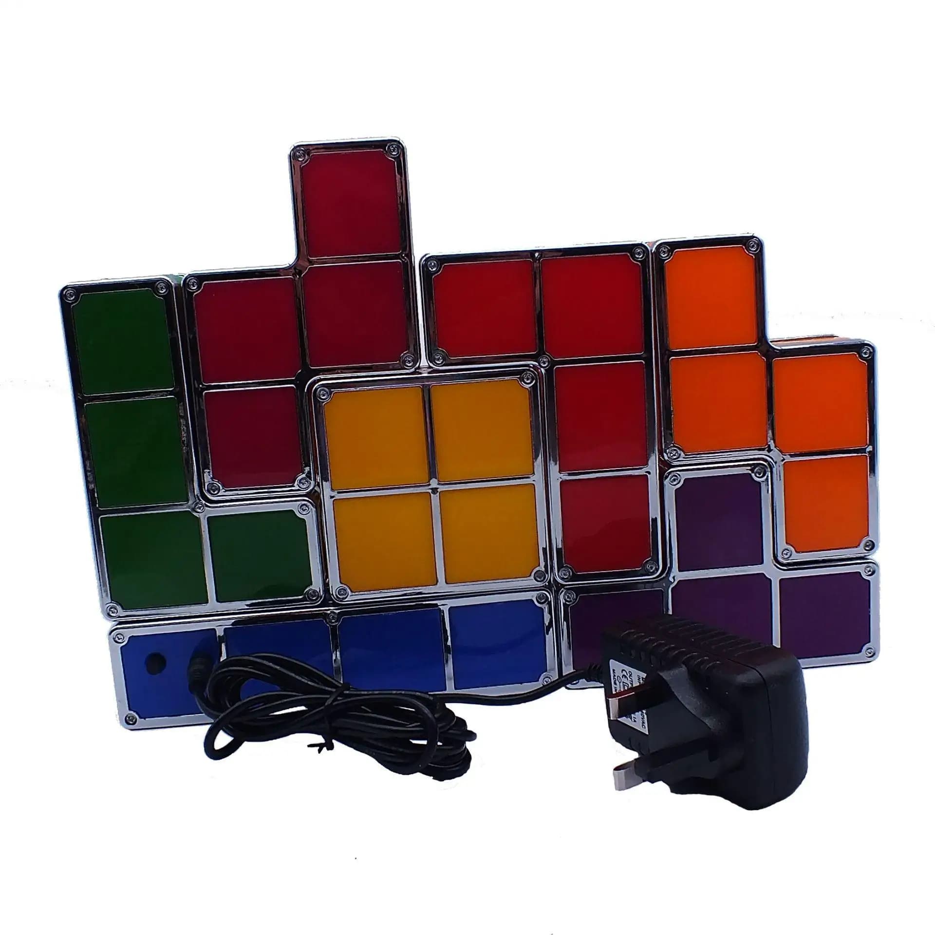 Lampe Tetris pour enfants, jouet de développement intellectuel, lumière LED créative avec 7 barres c