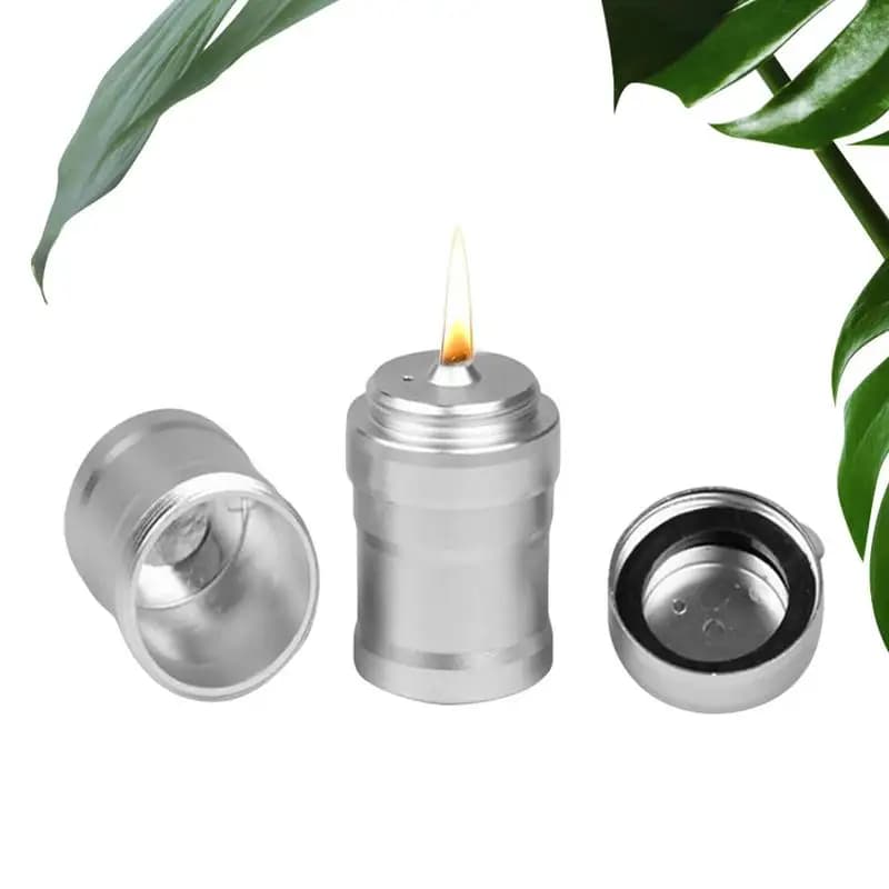 Mini lampe à huile vintage en alliage d'aluminium avec mèche, lanterne, éclairage domestique, jardin