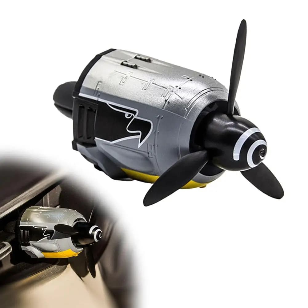 Diffuseur d'arômes pour voiture en forme de hélice rotative, clip de ventilation, ornement moteur d'