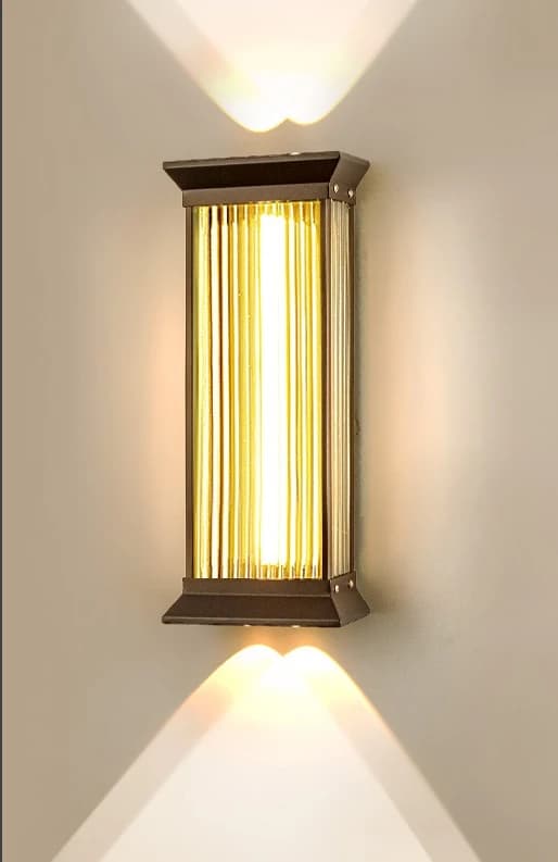 Lampe murale extérieure étanche pour cour, lampe de jardin, éclairage de pilier extérieur, lumière d
