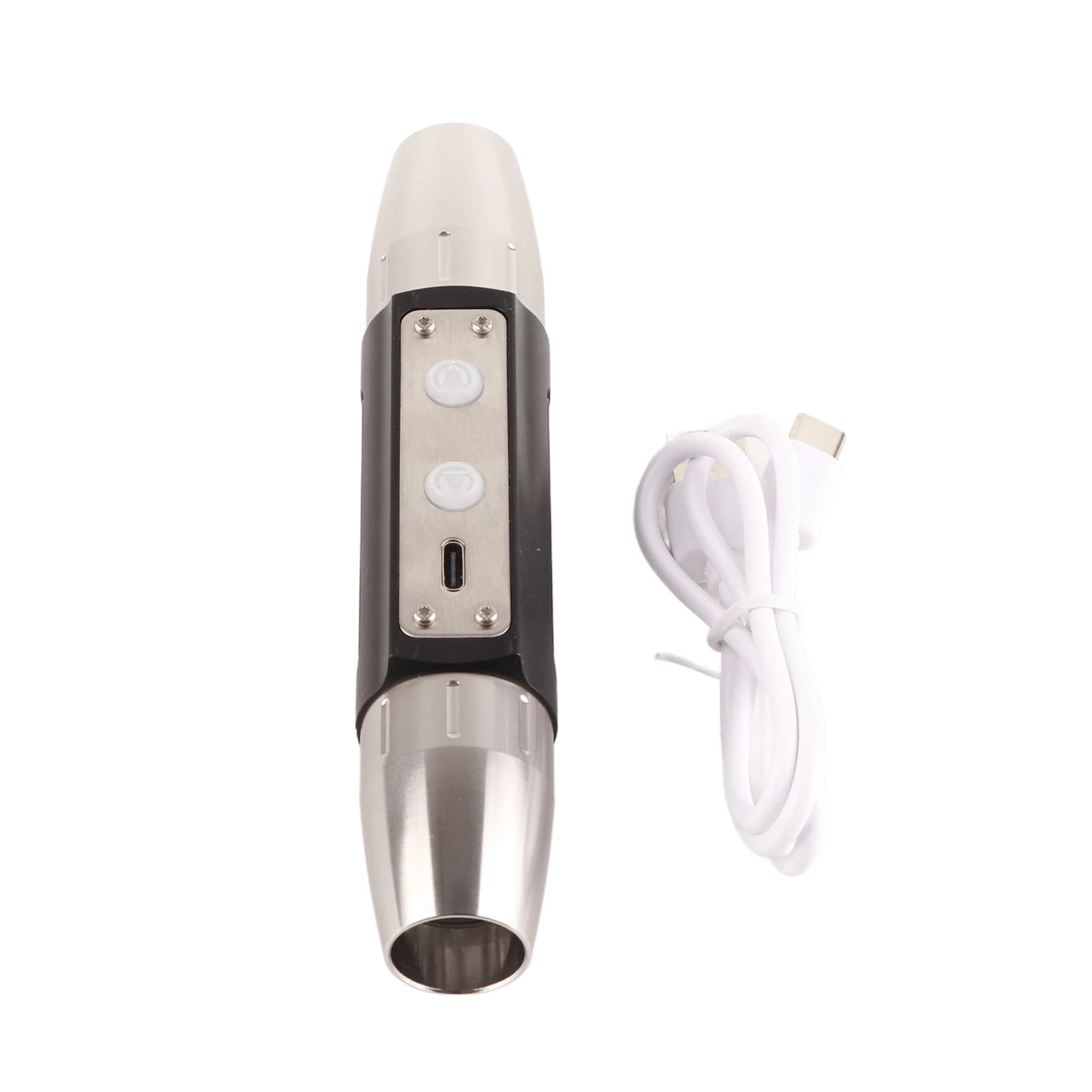 Lampe de poche portable à quatre sources de lumière pour bijoux, torche UV aste par USB, lampe de po