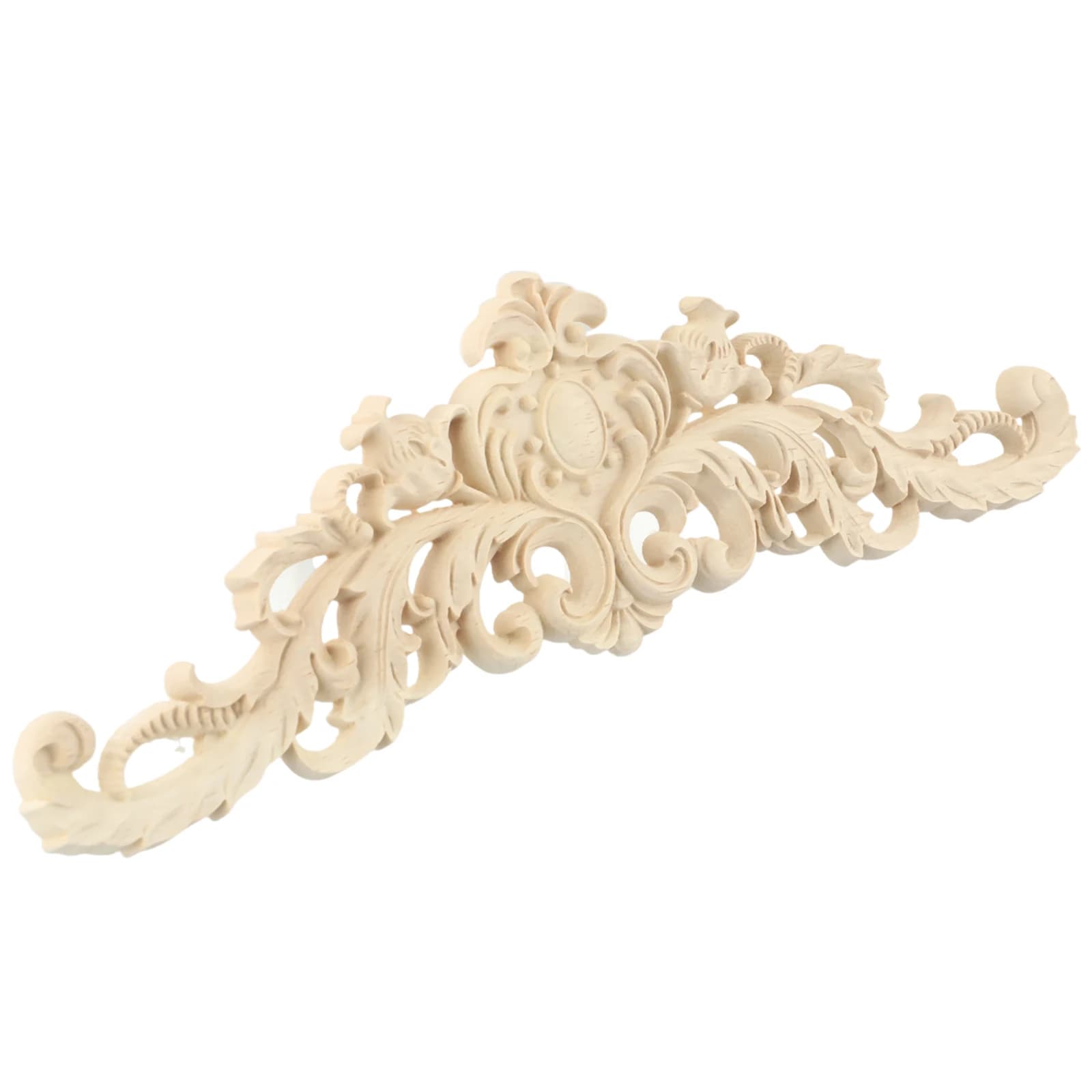Moulures non peintes, appliques sculptées en bois pour meubles de décoration DIY, motif classique, p