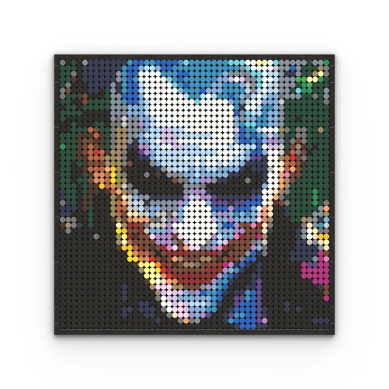 Blocs de construction de personnages de films célèbres, brique MOC Pixel Art, peinture de décoration