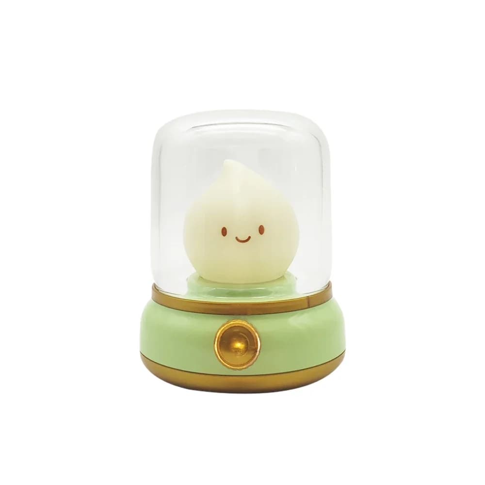 Veilleuse LED au kérosène, jolie bougie sans flamme avec deux Modes, Rechargeable par USB, variable,