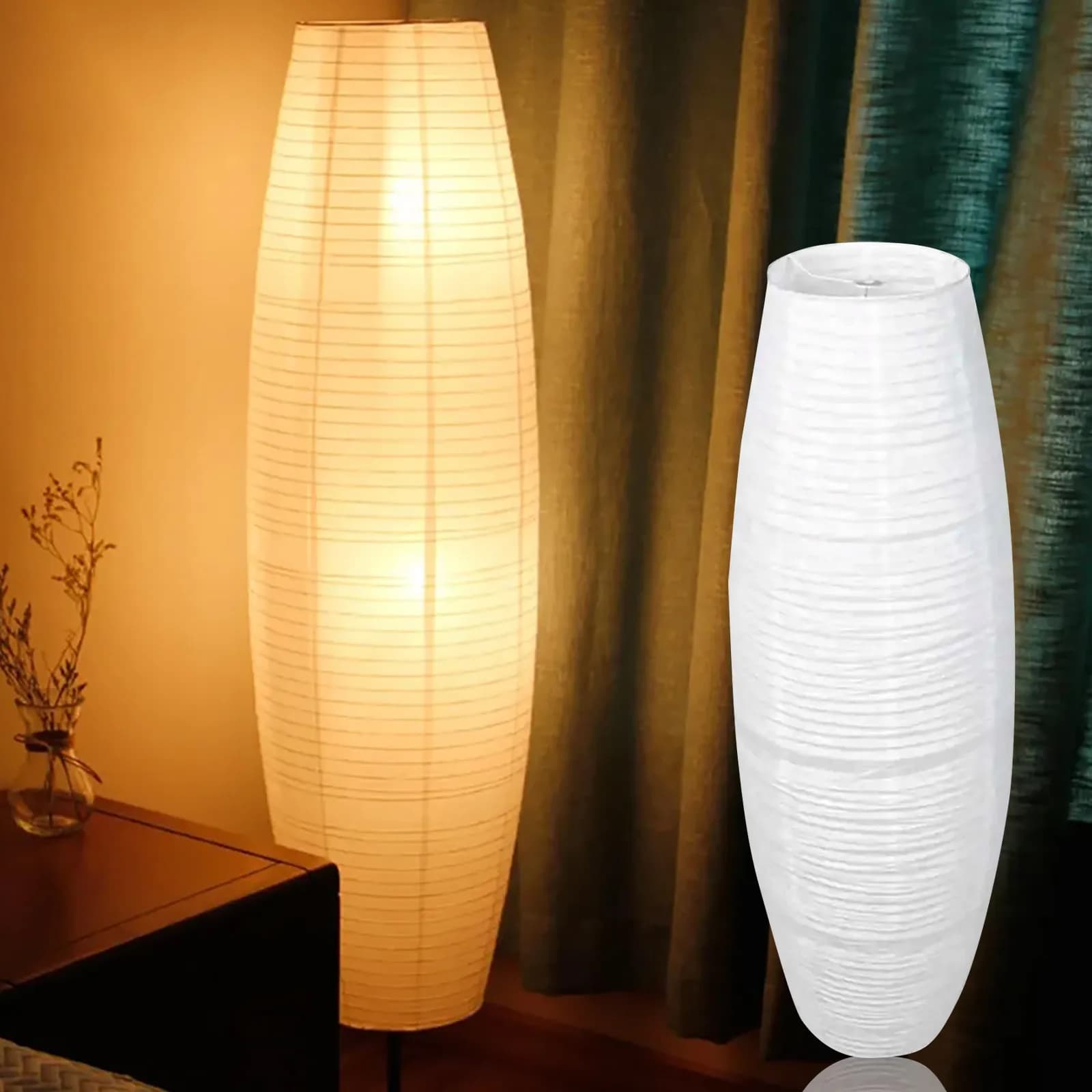 Abat-jour en papier de chevet, 1 pièce, abat-jour d'angle sur pied, couvercle de lampadaire décorati