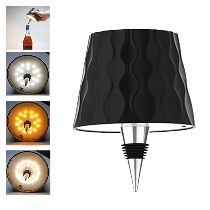Lampe de table LED moderne sans fil, rechargeable par USB, à commande tactile, avec batterie recharg