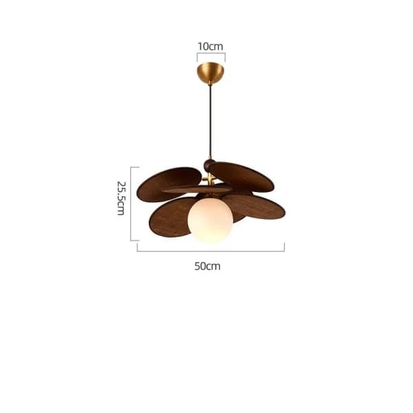 Plafonnier en osier avec boule de verre salon salle à manger lustre chambre suspension E14 ampoule S