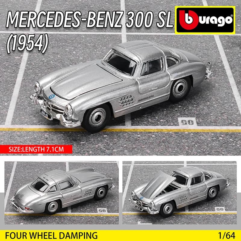 Bburago 1:64 GOLF GT 2017 2020 mustang shelby gt500 Collection de modèles de voiture enfants cadeau 