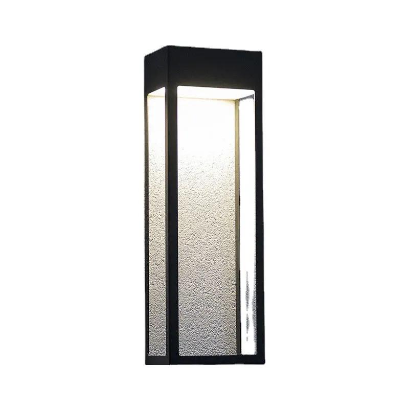 Lampe murale extérieure moderne, étanche, pour terrasse, cour, villa, balcon - Éclairage de porte d'entrée