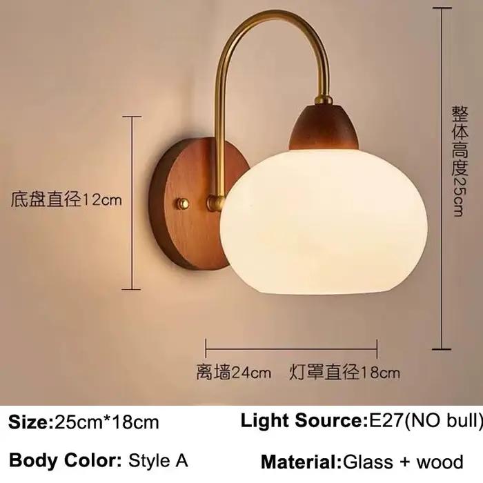 Lampe murale pour chambre à coucher, salon, lampes de chevet, couloir, lampe murale de style chinois