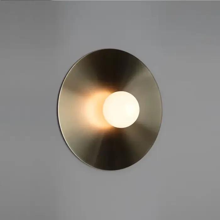 Lampes murales modernes à LED, luminaires artistiques ronds pour la maison, le salon, le chevet, la 