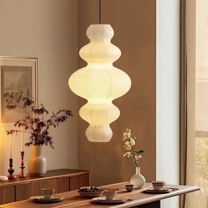 Lampe suspendue en papier de riz Akari