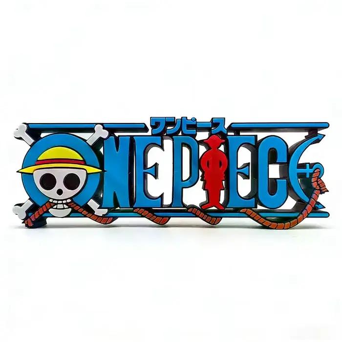 Nouvelle figurine One Piece avec logo tête de mort en chapeau de paille, imprimée en 3D, ornement de
