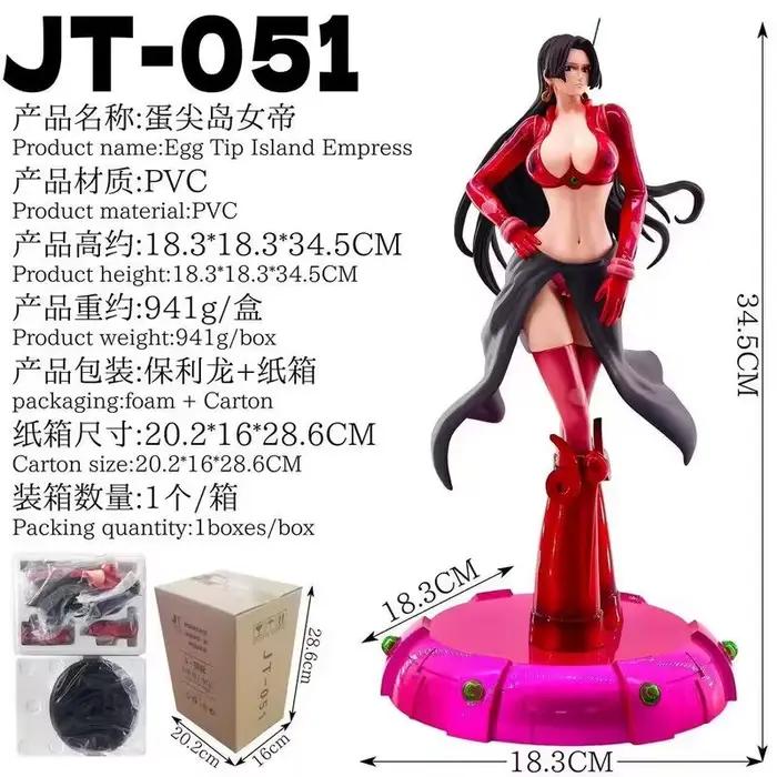 Figurine Anime One Piece Boa Hancock 34,5 cm – Nouveau Modèle de Collection Debout – Ornement pour B