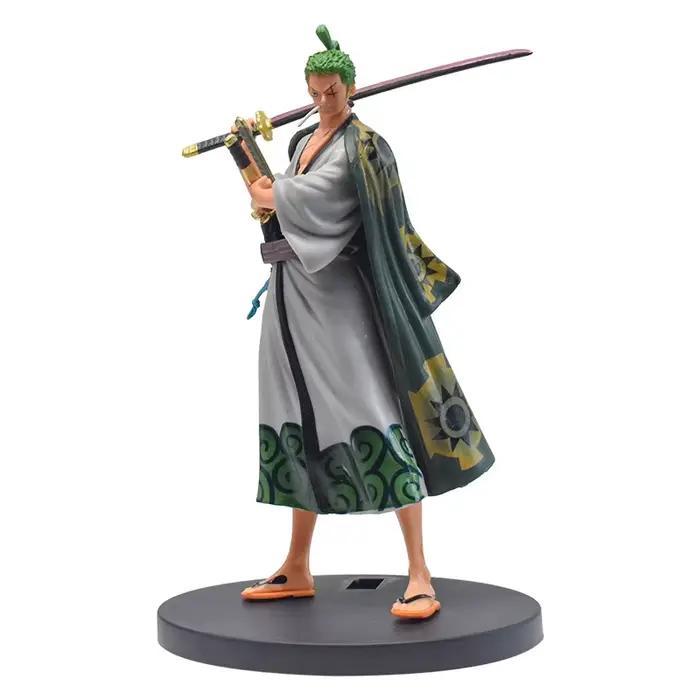 Figurine de dessin animé Luffy Zoro Chopper Yamato Nami Robin, 17cm, une pièce, Collection de figuri