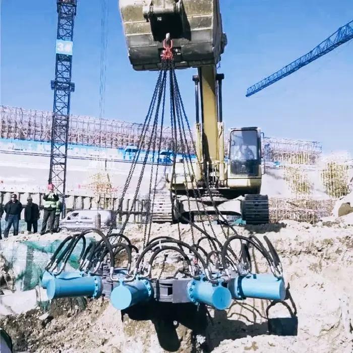 Casse-pieux en béton, Fendeur de roche, Machine de rupture de pieux de fondation, Coupe-pieux, Fende