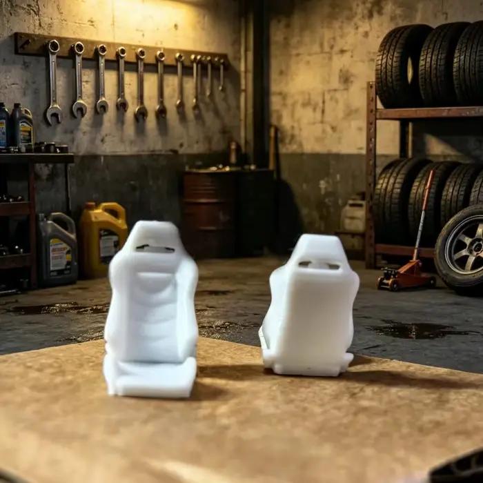 Sièges baquet miniatures 1/64 pour voitures de course, pièces de modification intérieure de voiture,