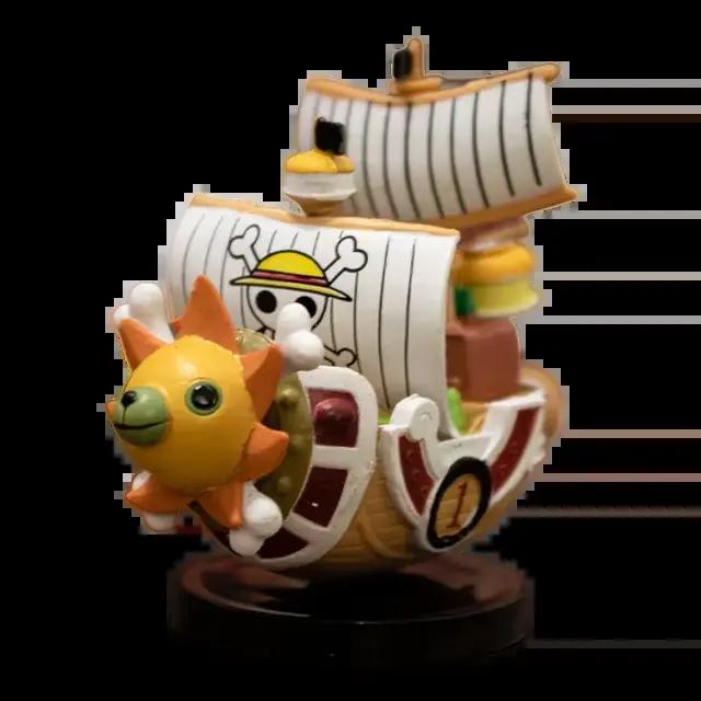 7 cm Anime une pièce bateau Figure Luffy modèle jouet Super mignon Mini bateau THOUSANDSUNNY aller j