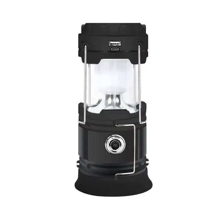 Lanterne solaire lampe de poche USB Rechargeable Led lanterne de Camping pliable et Portable pour le