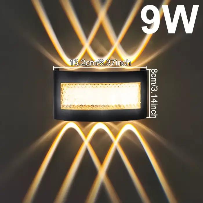 Lampe murale extérieure étanche IP65, moderne, pour cour, couloir, salon, chambre à coucher, 85-265V