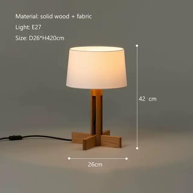 Lampe autoportante en bois et frêne, design japonais, luminaire décoratif d'intérieur, idéal pour un