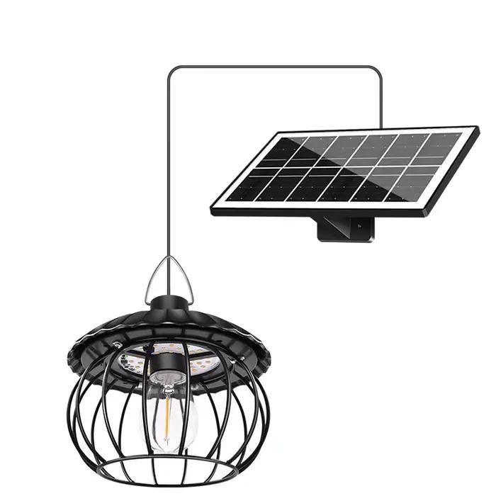 Lampe solaire suspendue LED pour intérieur et extérieur avec détecteur de mouvement, idéale pour jar