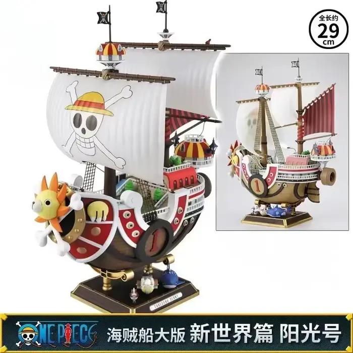 Bandai une pièce Anime mille ensoleillé aller joyeux bateau Pvc figurine Collection Pirate modèle ba
