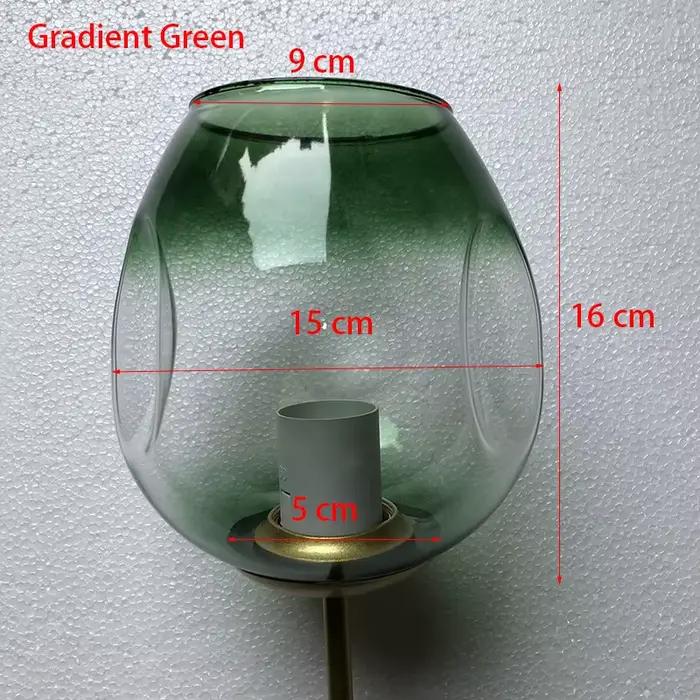 Abat-Jour en Verre Industriel Moderne et Simple, Accessoire de Lustre Rétro à Faire Soi-Même