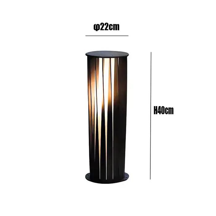 Lampe de paysage de jardin étanche extérieure lampe de pelouse extérieure moderne Simple lampe de pe