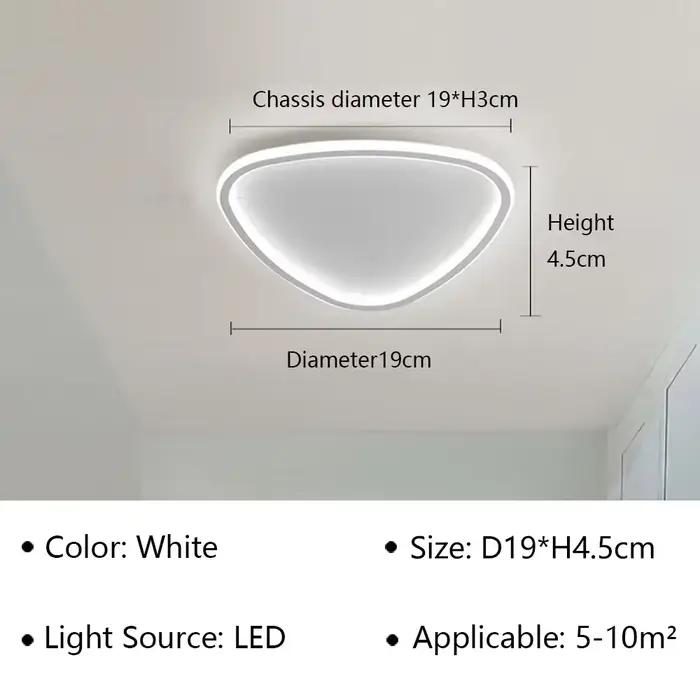 Allée balcon plafond lustre moderne LED plafonnier pour salon salle à manger chambre intérieur décor