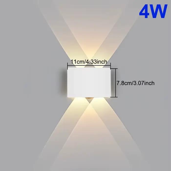 Mur LED lumière étanche IP65 applique extérieure jardin porche lumière décor jardin cour salle de ba