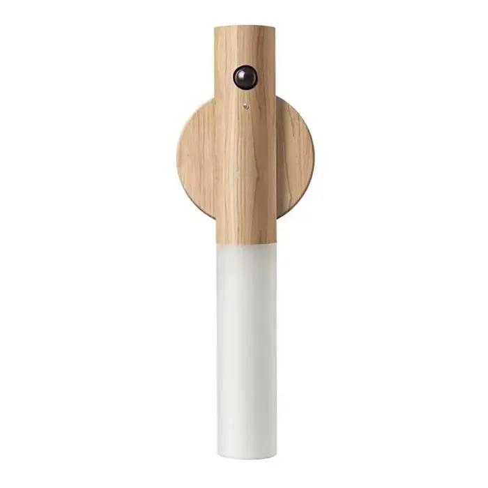 LED Rechargeable magnétique veilleuse Imitation bois applique armoires de cuisine lumière créative i
