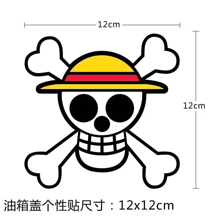 Autocollant de voiture One Piece Anime, autocollants pour motos et voitures, autocollants de la Bann