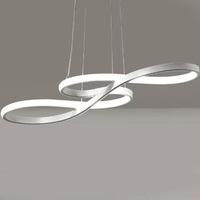 Lampe Led suspendue en forme d'îlot de cuisine moderne, luminaire décoratif d'intérieur, idéal pour