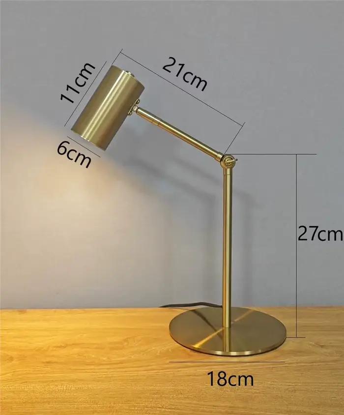 Lampe LED Nordique Rétro à Angle Réglable, Luminaire Décoratif d'Nik, Idéal pour un Bureau, une Cham