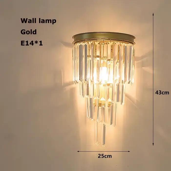 Italie Designer luxe lustre en cristal salle à manger chambre hôtel haut de gamme LED plafonnier mod