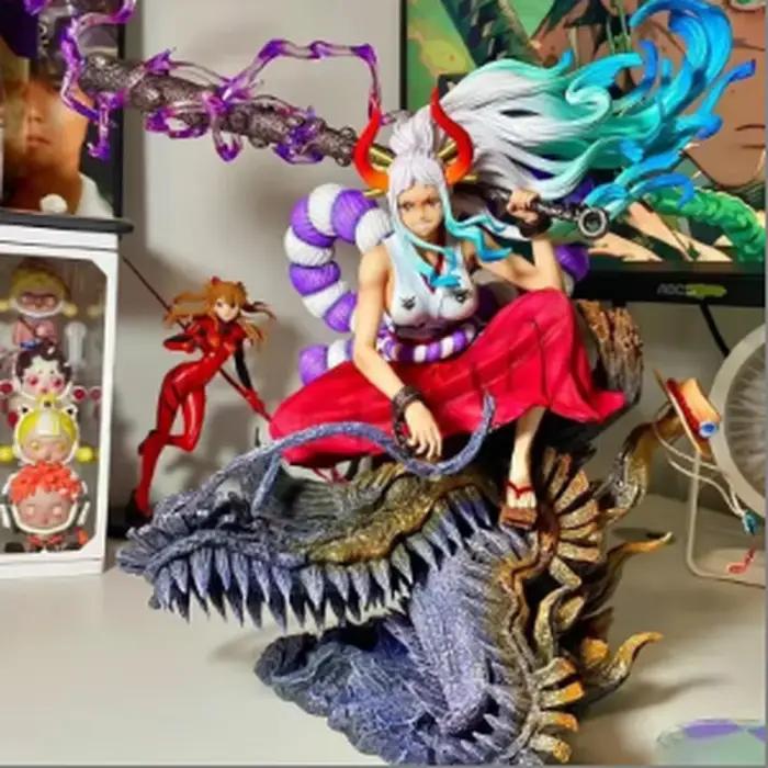 Figurine Anime One Piece Yamato 38 cm GK Kaidou Daughter Yamato Action Figures Warring Statue Pvc Co
