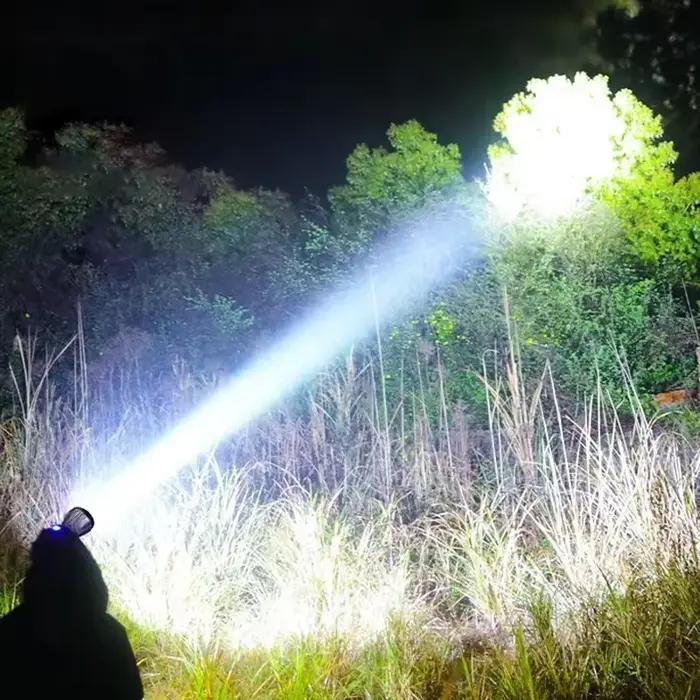 2026 nouveau haute puissance 1200W phare LED 990000000LM Zoom lampe frontale étanche Super lumineux Camping en plein air travail chasse lanterne