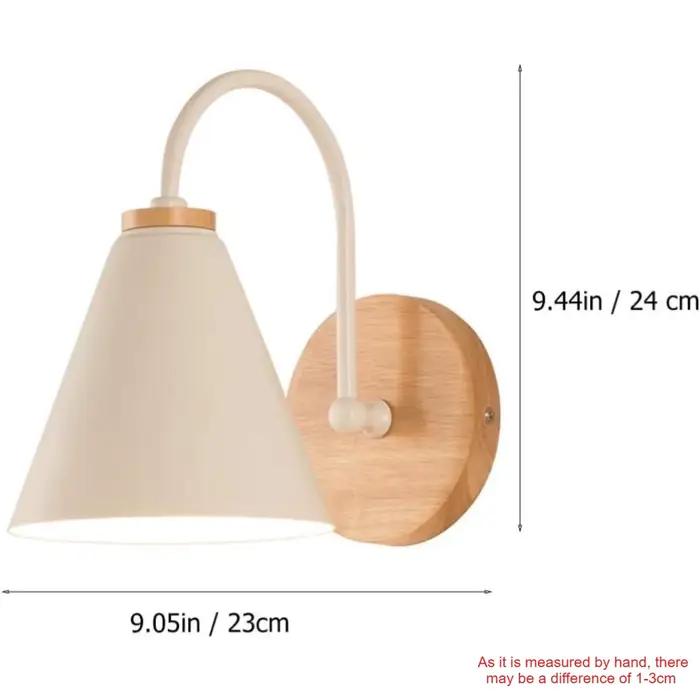 JOYINLED 1/2PCS Applique murale avec abat-jour en métal