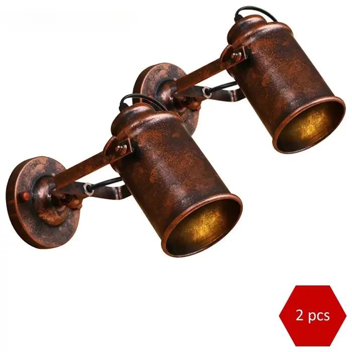 Vintage rétro applique luminaires pour couloir Loft café Restaurant Style industriel pays intérieur décoration de la maison E27