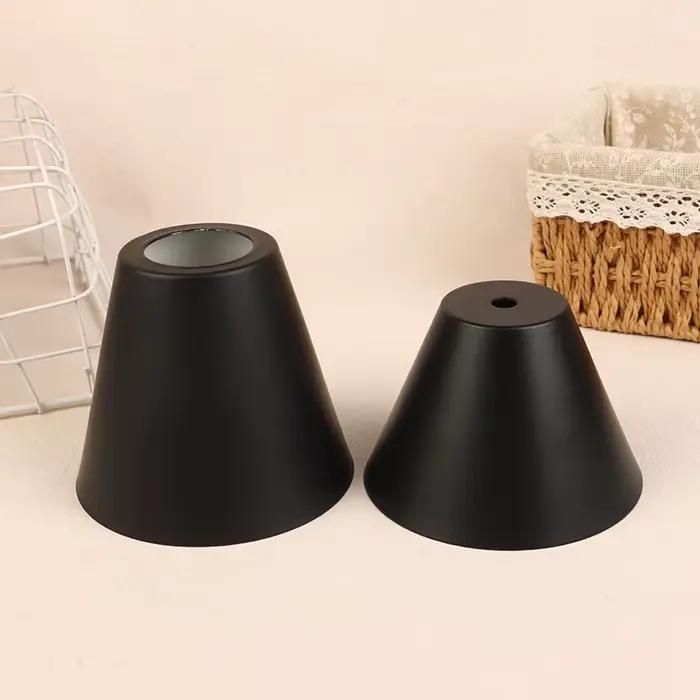 Abat-jour en fer noir, lustre de Style industriel rétro américain