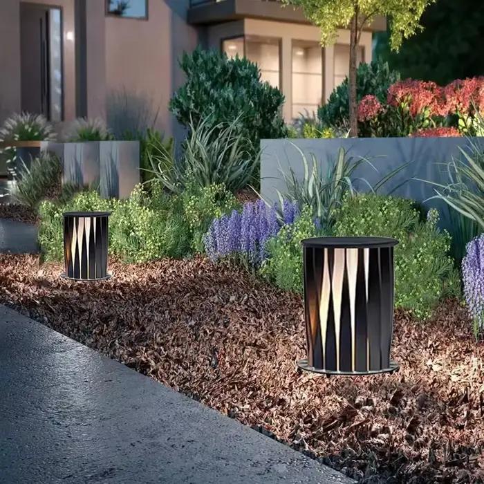 Lampadaire d'extérieur étanche pour Villa, jardin, cour de prairie, atmosphère, colonne, lampe frontale pour la décoration de la maison